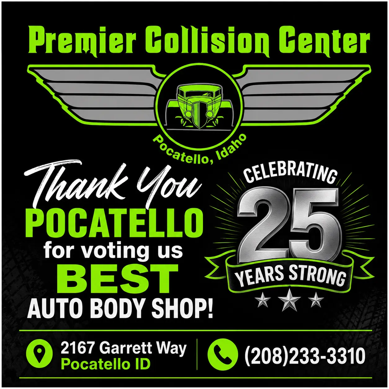 celebrating-25-years Car Show Flyer